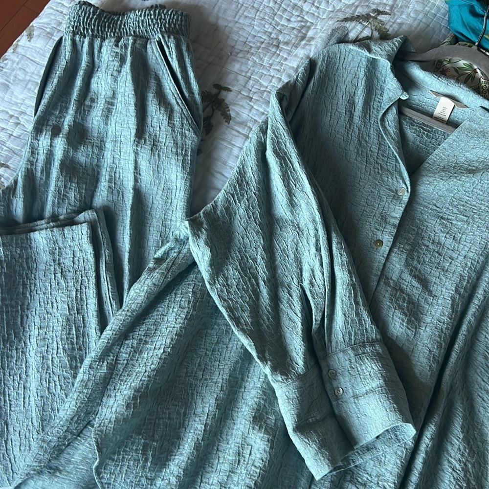 Women's Light Blue Matching Set